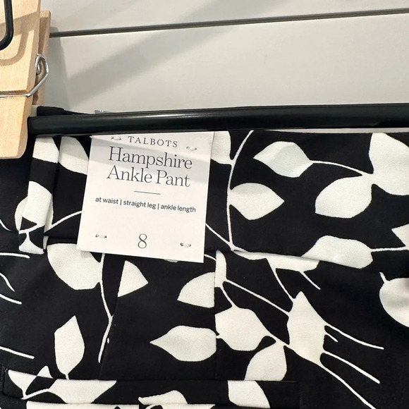 New! TALBOTS Hampshire Ankle Pants‎ Size 8 - Picture 6 of 11